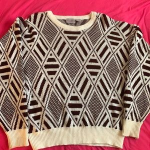Vintage Geometric Sweater